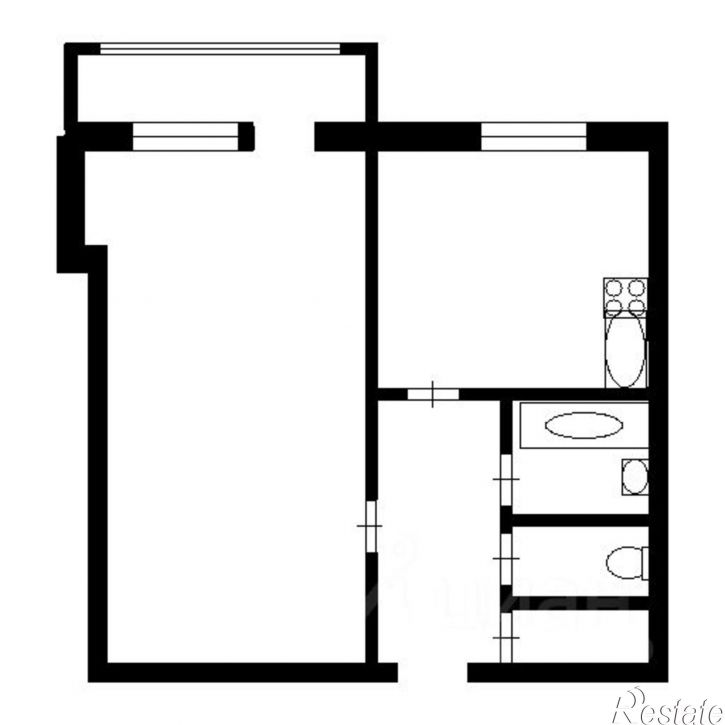 1-комн квартира Приморская улица, 22,  д. 22
