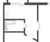 1-комн, 32кв м, этаж 1/3 ул Енисейская, 17Г