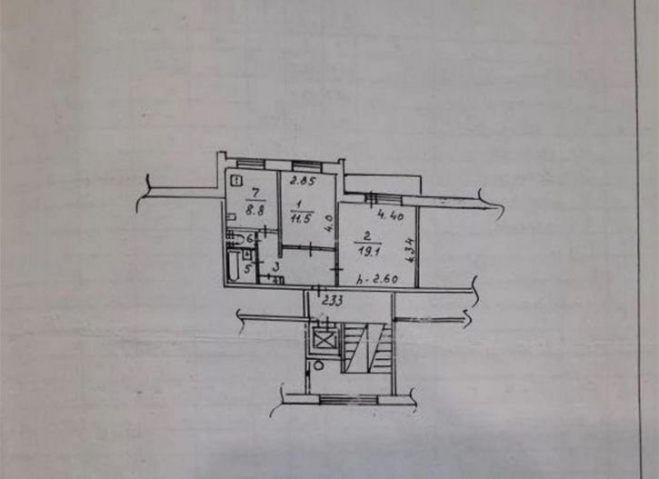 2-комн квартира Возрождения, 3