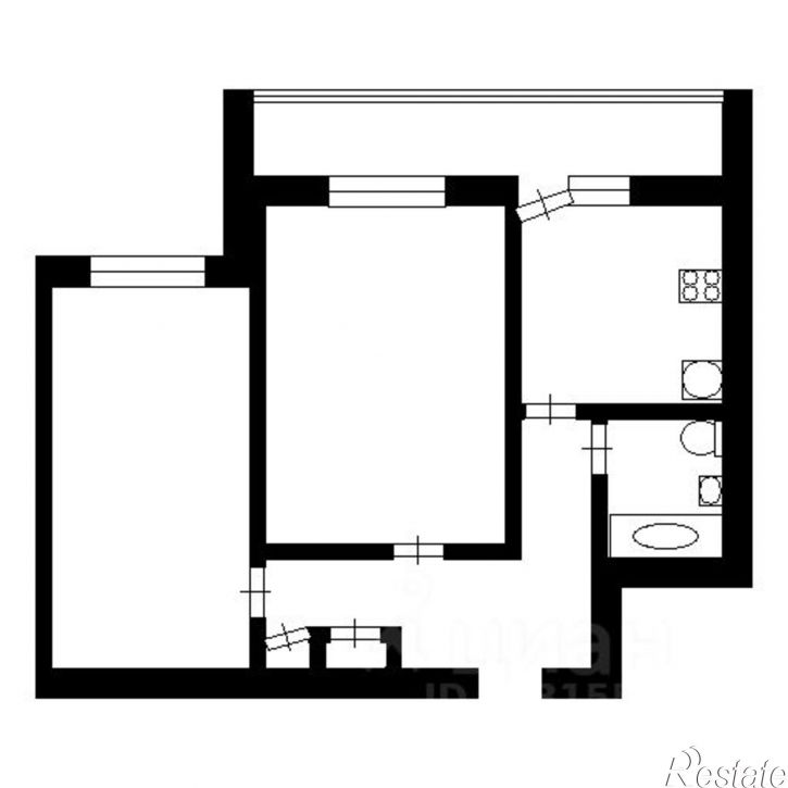 2-комн квартира ул Комсомольская, 29а,  д. 29а