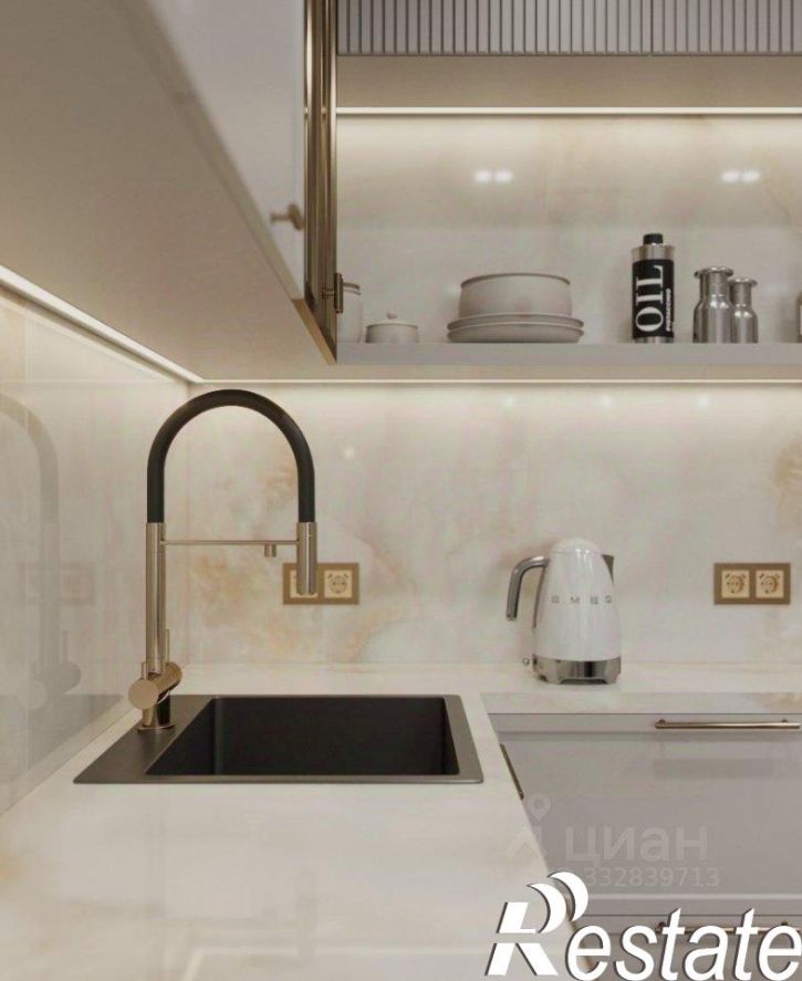 1-комн квартира в новом доме улица Металлургов, 10
