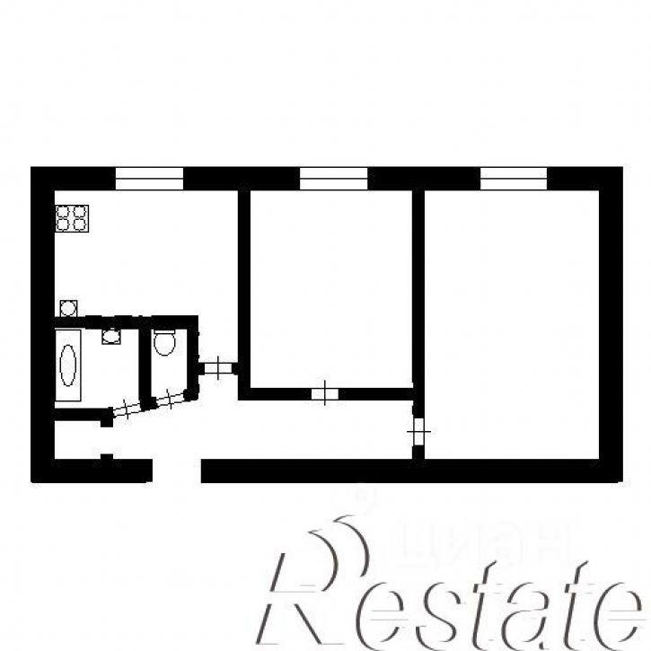 2-комн квартира Приморская улица, 20,  д. 20